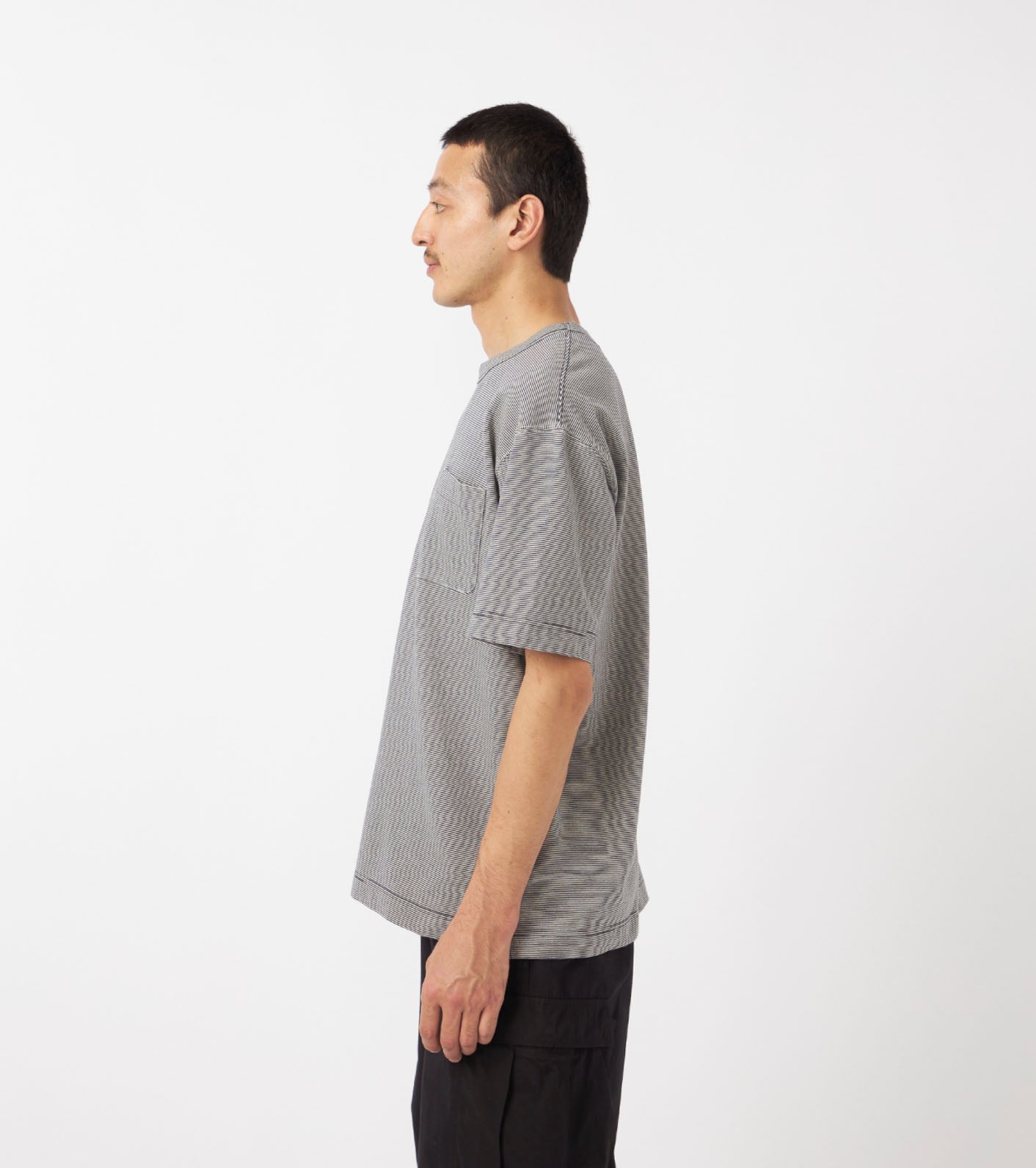 nanamica Micro Stripe Pocket Tee