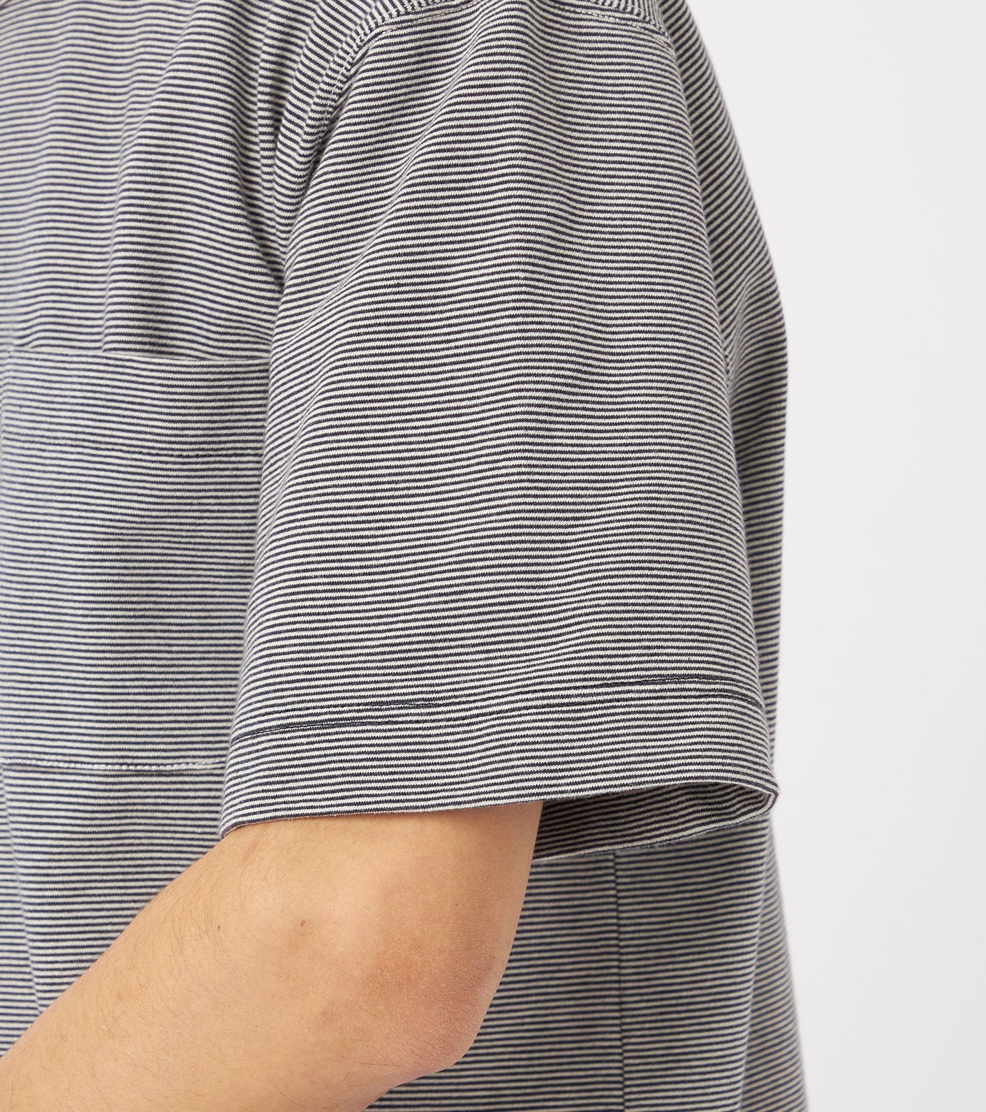 nanamica Micro Stripe Pocket Tee