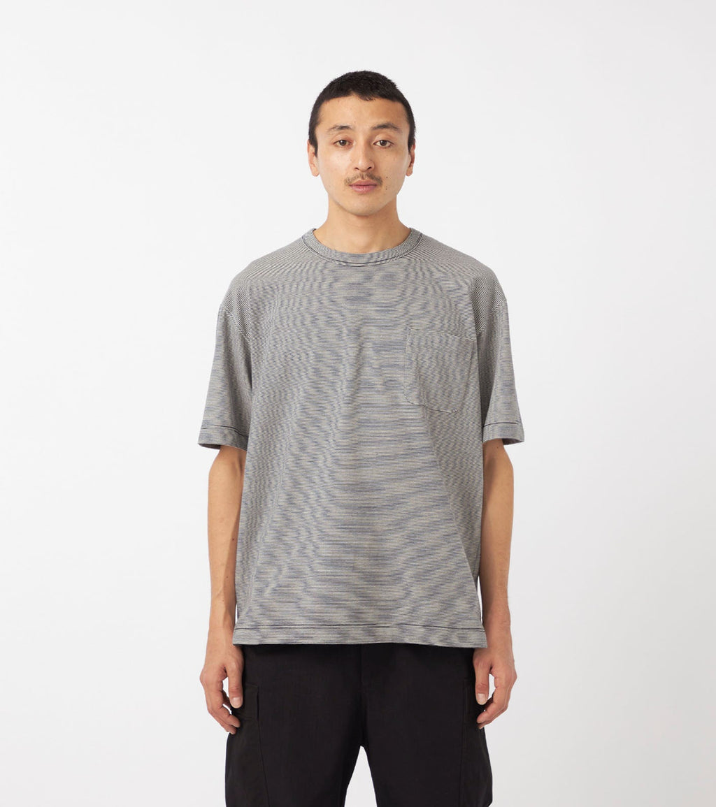 nanamica Micro Stripe Pocket Tee