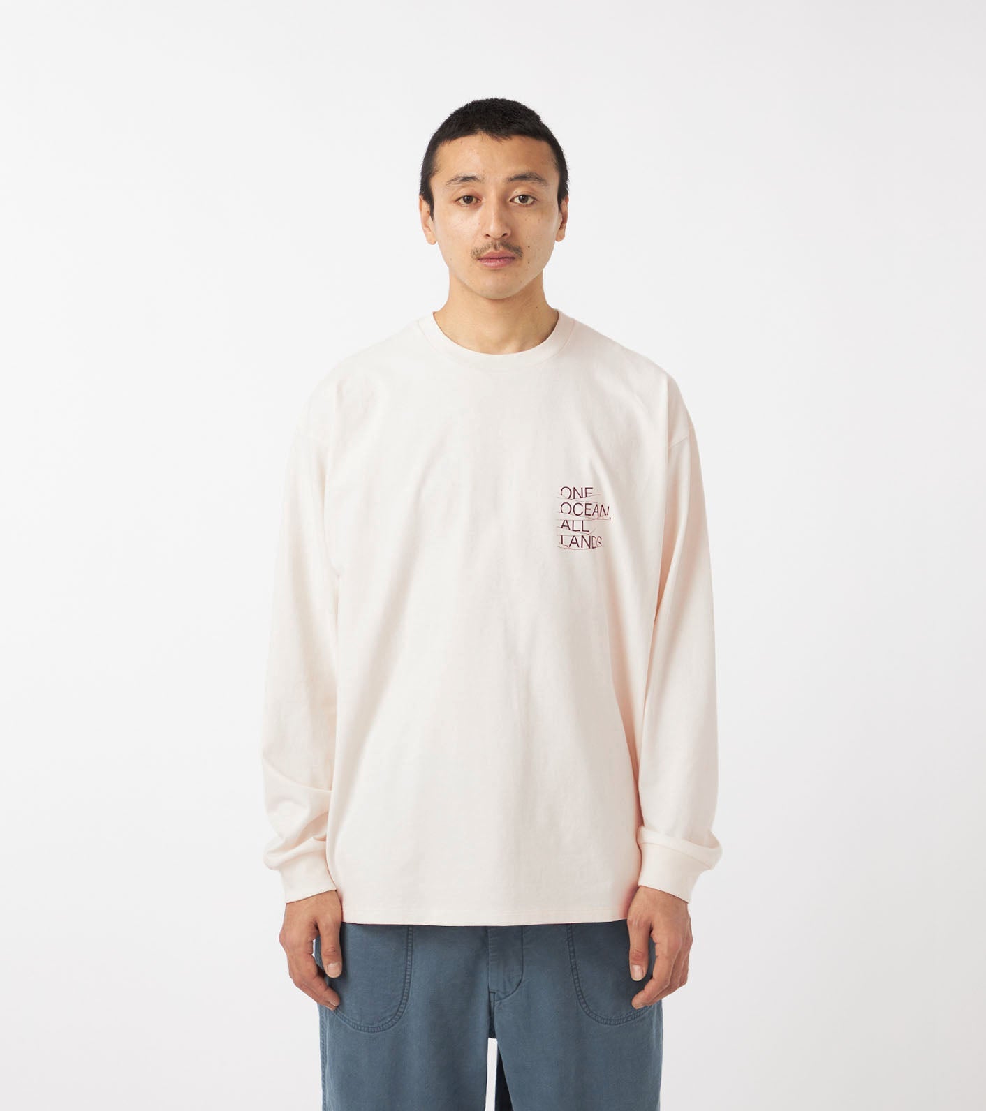 nanamica OOAL Graphic L/S Tee