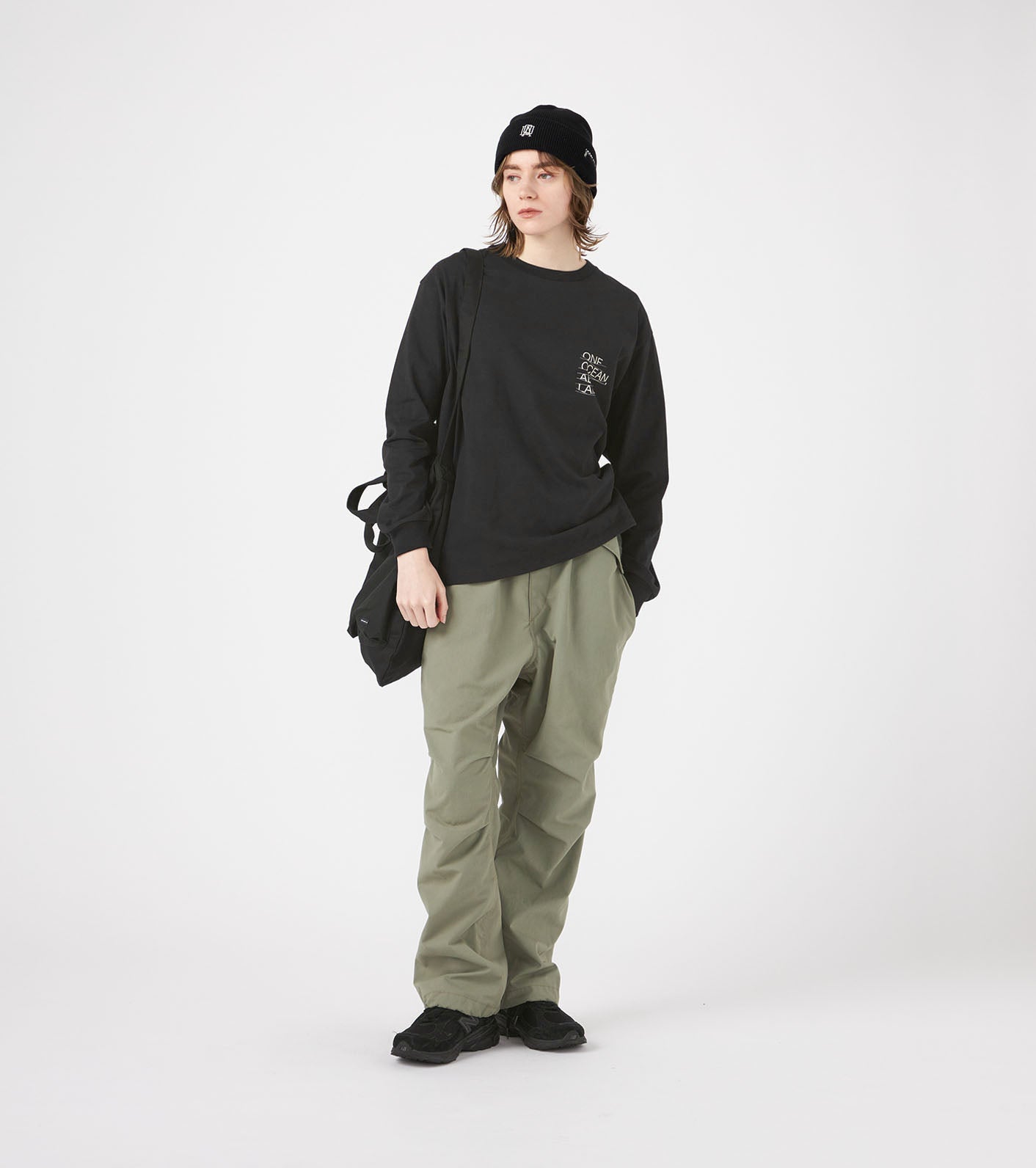 nanamica OOAL Graphic L/S Tee