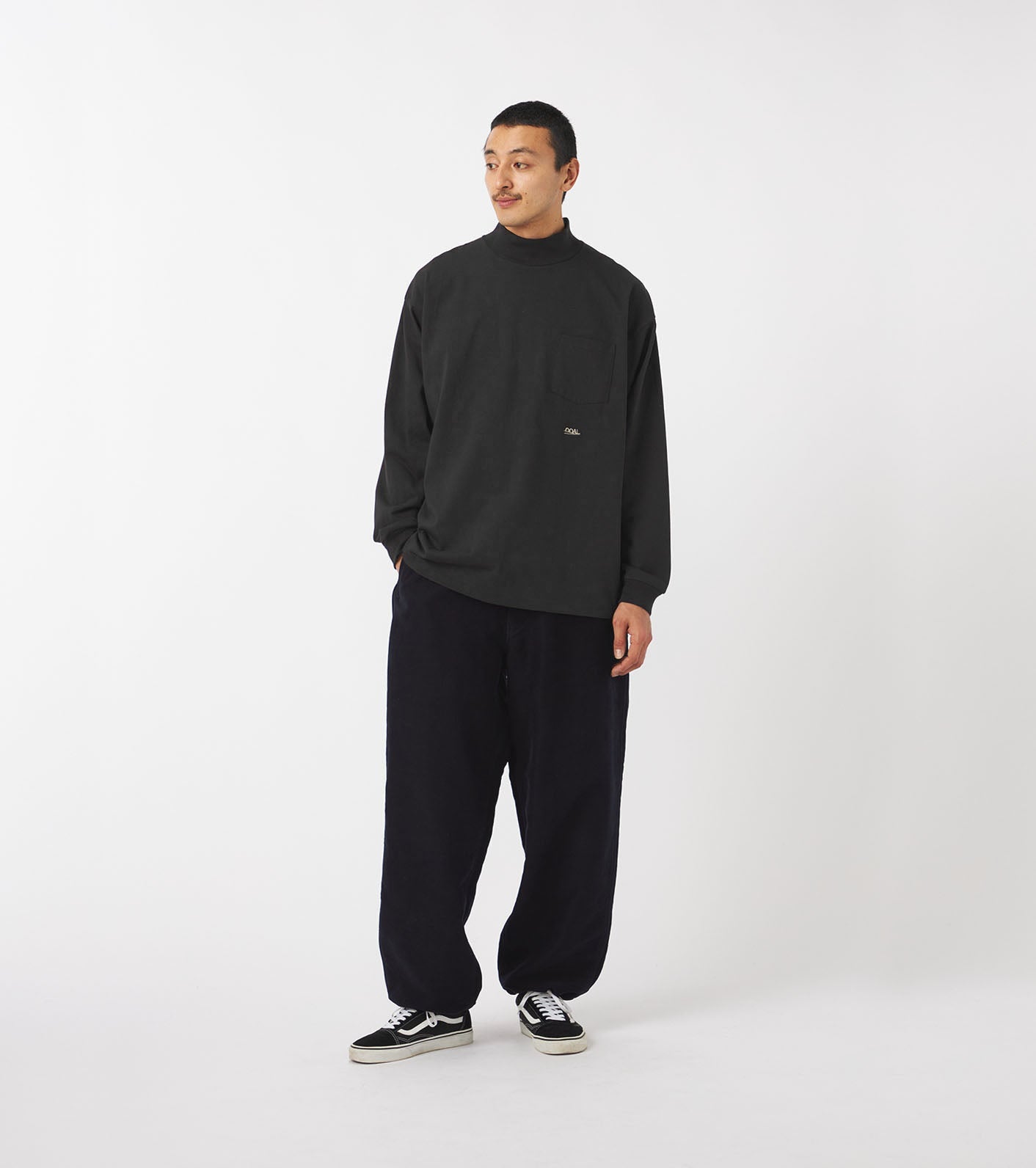 nanamica OOAL Mock Neck L/S Tee