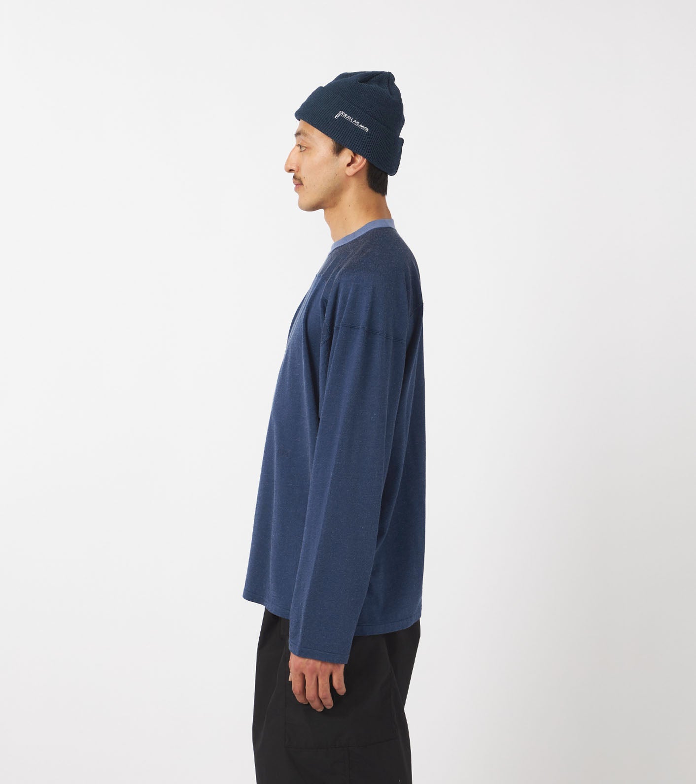 nanamica Rayon Cotton L/S Tee