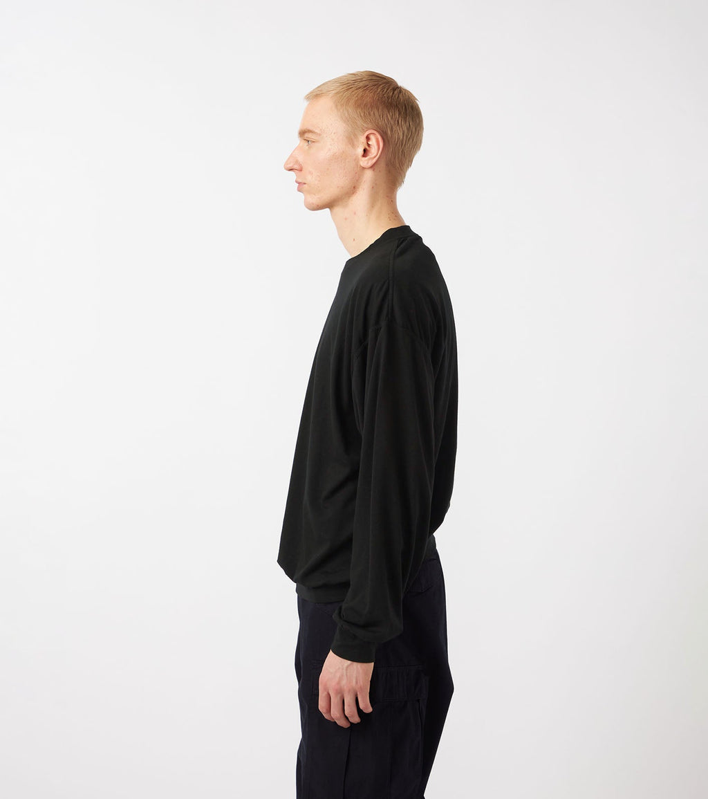 nanamica Wool Jersey Crew Neck L/S Tee